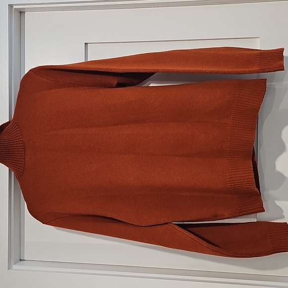 Polo Ralph Lauren half zip Orange Medium color discontinued/sold out. - Picture 5 of 10